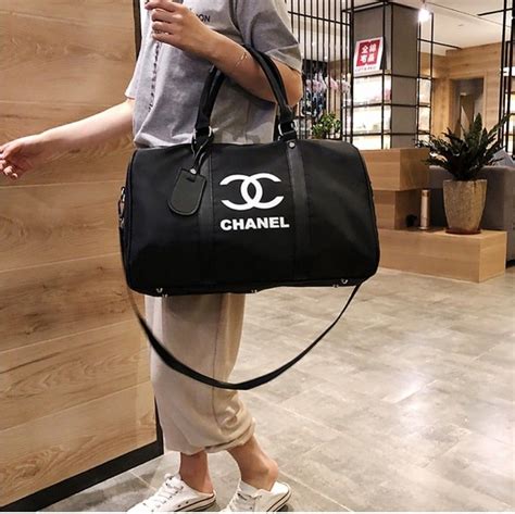 chanel duffle bag replica|chanel transparent bag.